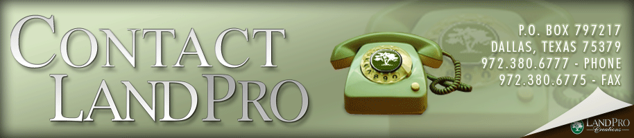 Contact Land Pro Creations